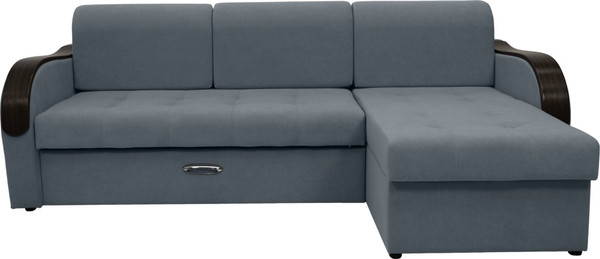 Диван угловой Сириус Лидер-1 c оттоманкой ППУ 260x165