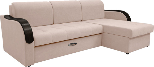 Диван угловой Сириус Лидер-1 c оттоманкой НПБ 260x165 - фото