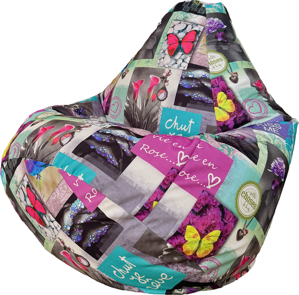 Бескаркасное кресло Flagman Груша Мега XXXL Г3.5-75 - фото