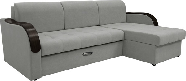 Диван угловой Сириус Лидер-1 c оттоманкой НПБ 260x165 - фото