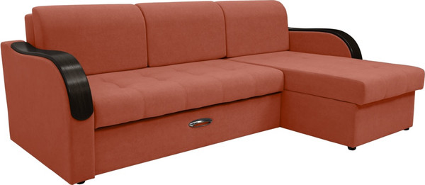 Диван угловой Сириус Лидер-1 c оттоманкой НПБ 260x165 - фото