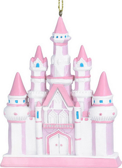 Елочная игрушка Gisela Graham Fairy Tales. Сказочный замок / 16140 - фото