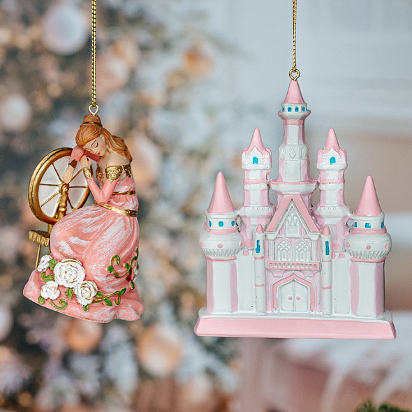 Елочная игрушка Gisela Graham Fairy Tales. Сказочный замок / 16140