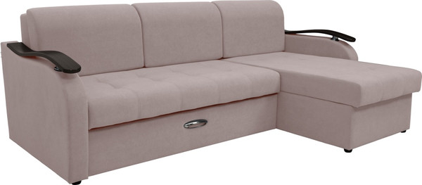 Диван угловой Сириус Лидер-2 с оттоманкой ППУ 250x165 - фото