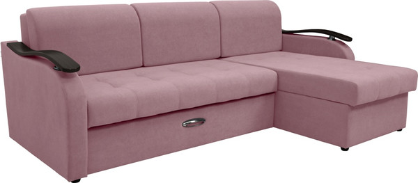 Диван угловой Сириус Лидер-2 с оттоманкой ППУ 250x165 - фото