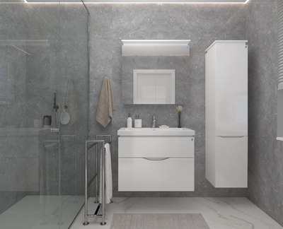 Шкаф-пенал для ванной АВН Nola 35 / 86.10