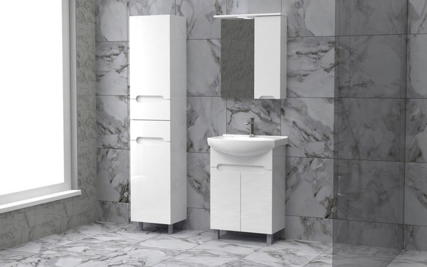 Шкаф-пенал для ванной АВН Ansi 40 / 96.10