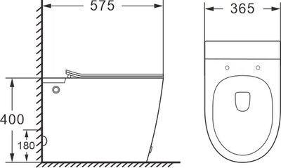 Унитаз приставной Roxen Vario 620260-01