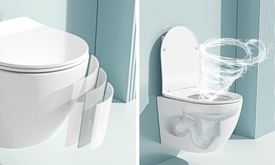 Унитаз подвесной Roxen Antares 530110-01B Rimless Soft Close NC