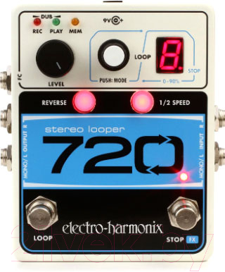 Педаль электрогитарная Electro-Harmonix 720 Stereo Looper - фото