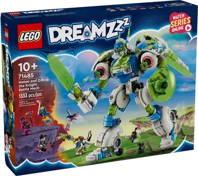 Конструктор Lego Dreamzzz Матео и боевой робот-рыцарь Z-Blob / 71485 - фото