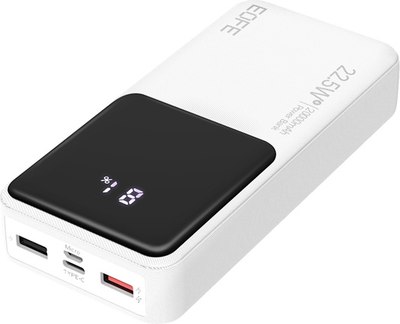 Портативное зарядное устройство EOFE 20000mAh LCD 22.5W / EOF-G201-WT - фото