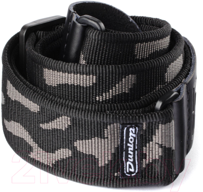 Ремень для гитары Dunlop Manufacturing D38-11GY Strap Flambe-Grey - фото