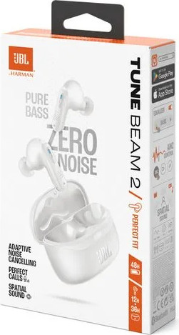 Беспроводные наушники JBL Tune Beam 2 / JBLTBEAM2WHT