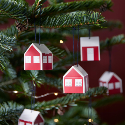 Набор елочных игрушек Swed house Vintertid 34.56.2180