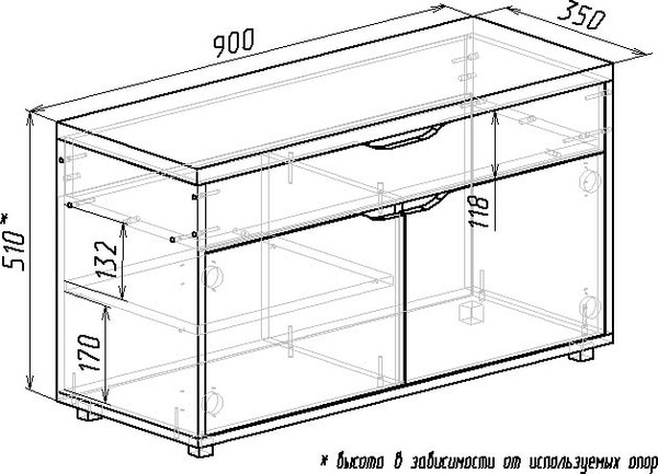 Скамья Мебель-Класс ВА-012.9 L