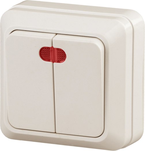 Выключатель INTRO Quadro 2-105-02 / Б0053768 - фото