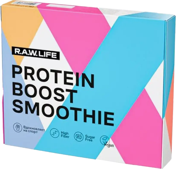 Протеин R.A.W. Life Smoothie Protein boost mix10 - фото
