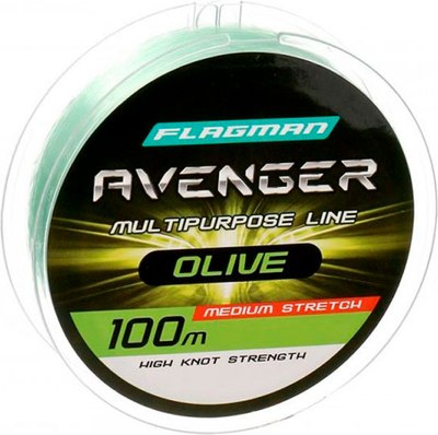 Леска монофильная Flagman Fishing Avenger Olive Line / FL04100020 - фото