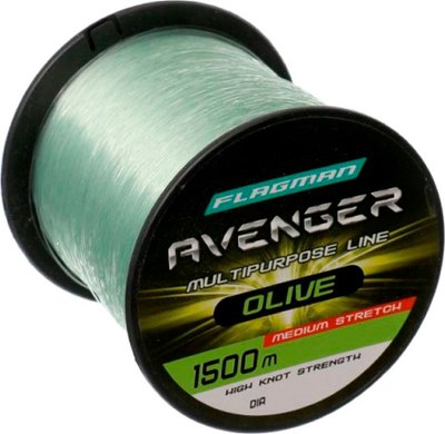 Леска монофильная Flagman Fishing Avenger Olive Line / FL04000025 - фото