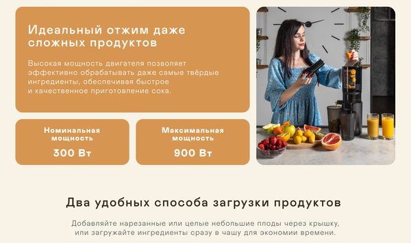 Соковыжималка электрическая Garlyn J-400