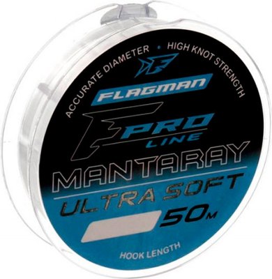 Леска монофильная Flagman Fishing Mantaray Ultra Soft / MUS_0.14 - фото