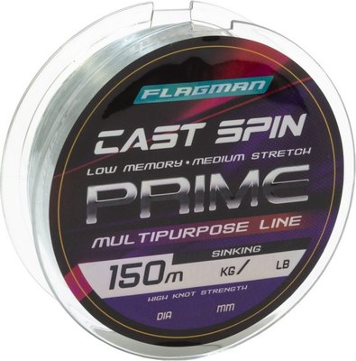 Леска монофильная Flagman Fishing Prime Cast Spin / FL08150025