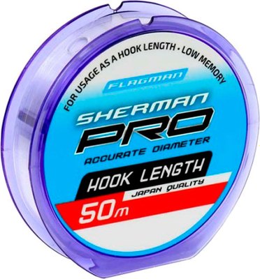 Леска монофильная Flagman Fishing Sherman Pro Hook Lenght / SHPH_0.105 - фото