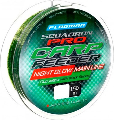 Леска монофильная Flagman Fishing Squadron Pro Carp Feeder Night Glow Line / SDPCF150-0235 - фото