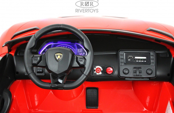 Детский автомобиль RiverToys Lamborghini Aventador SVJ A111MP