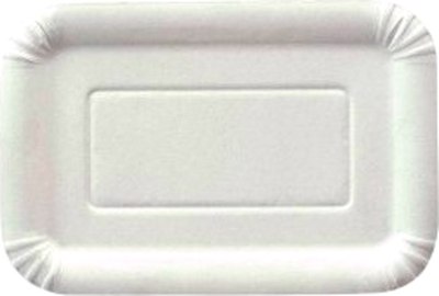 Набор одноразовых тарелок Паксервис Мелованный картон 130x200мм / 285641 - фото