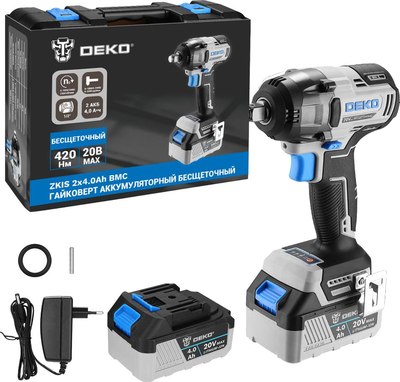 Аккумуляторный гайковерт Deko ZKIS / 083-1087 - фото