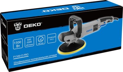 Профессиональная полировальная машина Deko P1500-D Pro / 083-1050