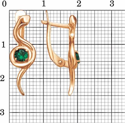 Серьги Красная Пресня 34815001-7