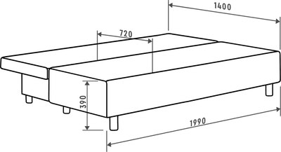 Диван Mio Tesoro Саари SB3