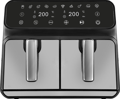 Аэрогриль Endever Skyline AF-128 (черный/стальной)