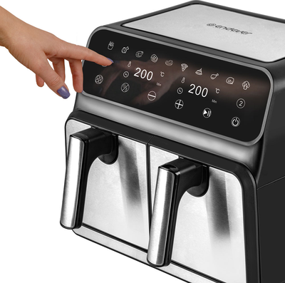 Аэрогриль Endever Skyline AF-128 (черный/стальной)