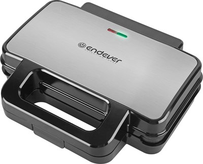 Мультипекарь Endever Skyline WM-25 (черный/стальной) - фото