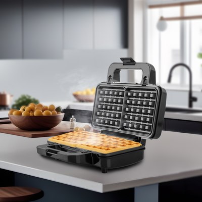 Мультипекарь Endever Skyline WM-25 (черный/стальной)