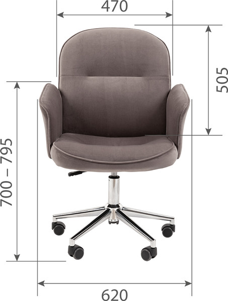 Кресло офисное Chairman Home 130