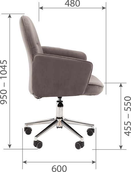 Кресло офисное Chairman Home 130