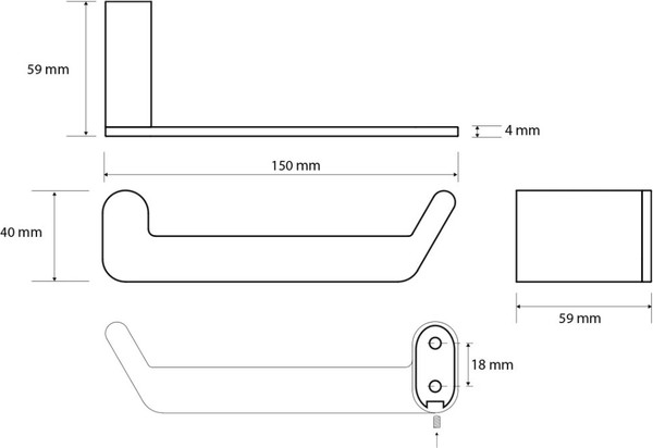 Держатель для туалетной бумаги Bemeta Organic 167112020