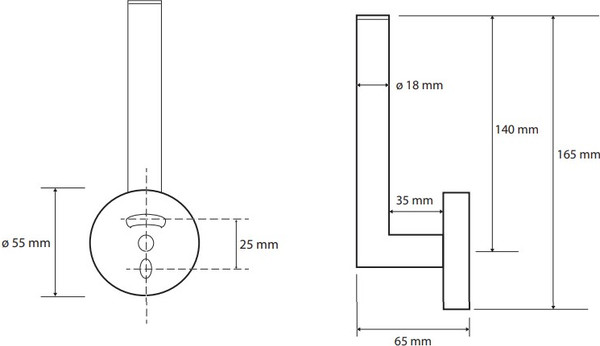 Держатель для туалетной бумаги Bemeta Grafit 156112032