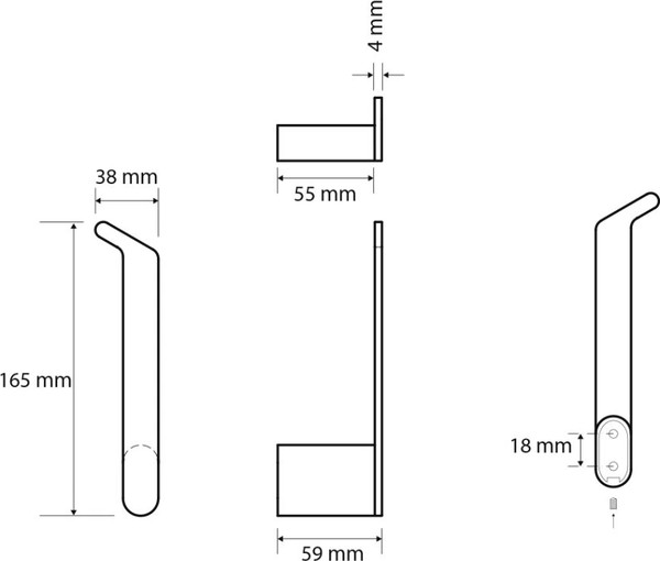 Держатель для туалетной бумаги Bemeta Organic 167112030