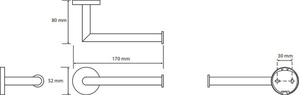 Держатель для туалетной бумаги Bemeta Circum 168212032