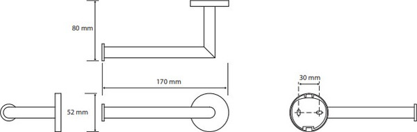 Держатель для туалетной бумаги Bemeta Circum 168212032L