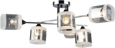 Потолочный светильник Mirastyle SX-N-2185/6 BK+CH - фото