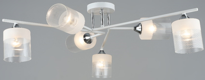 Потолочный светильник Mirastyle SX-N-2192/6 WT+CR - фото