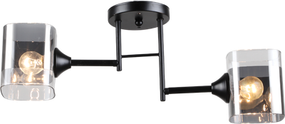 Потолочный светильник Mirastyle SX-N-2215/2 BK - фото