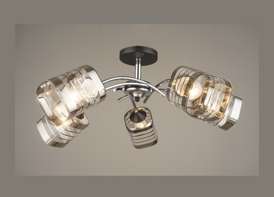 Потолочный светильник Mirastyle SX-N-2230/5 CH+BK